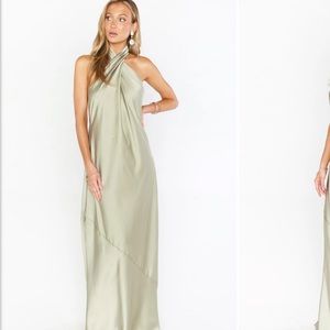 Jasmine Halter Maxi Dress MUMU